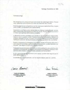 Carta de propaganda electoral