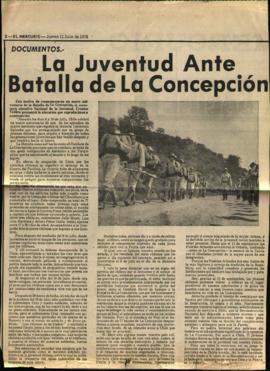 El Mercurio. La Juventud ante la batalla de la Concepción