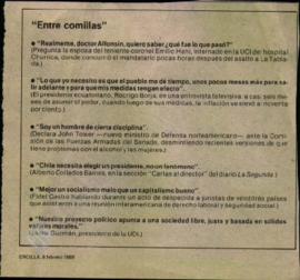 Prensa Ercilla. Entre Comillas Jaime Guzmán