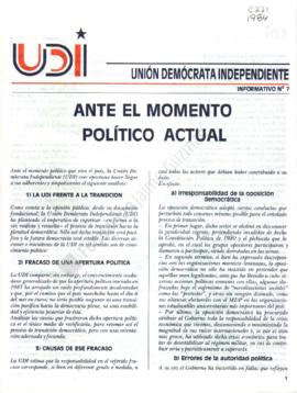 Informativo N.° 7 Unión Demócrata Independiente