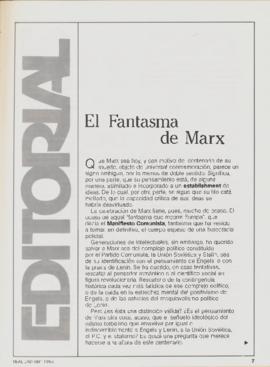 Editorial "El fantasma de Marx", Realidad año 4, número 47