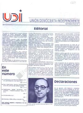 Informativo N.° 2 Unión Demócrata Independiente