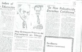 Prensa en El Mercurio. Se ha robustecido derechos cotidianos