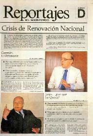 Entrevista en El Mercurio Crisis de Renovación Nacional