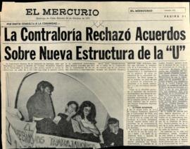 Prensa en El Mercurio. Por omitir consulta a la comunidad: la Contraloría rechazó acuerdos sobre ...