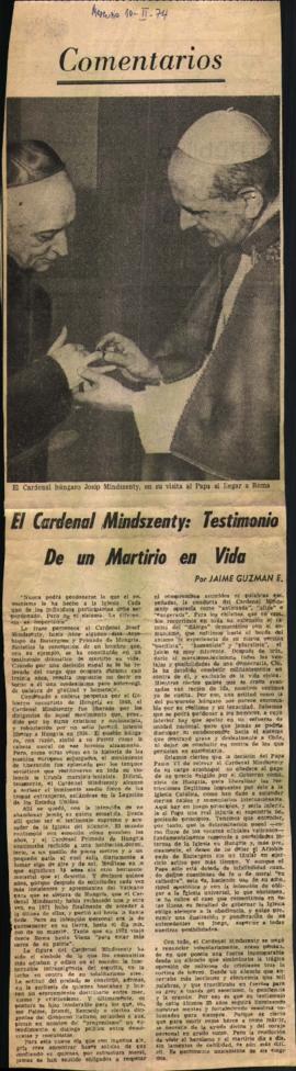 EL CARDENAL MINDSZENTY: TESTIMONIO DE UN MARTIRIO EN VIDA