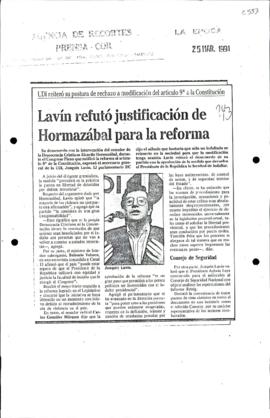 Prensa en La Época. UDI reiteró su postura de rechazo a modificación del artículo 9° a la Constit...