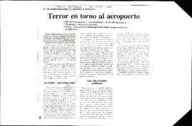 Prensa Fortín. Mapocho Terror en Torno al Aeropuerto