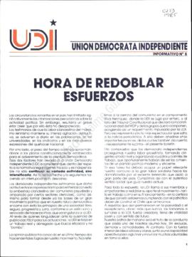 Informativo N.° 8 Unión Demócrata Independiente