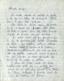 Carta a Antonio Marcelino Pereira de Almeida