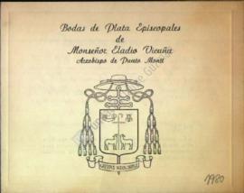 Invitación a Jaime Guzmán a bodas de plata de Arzobispo Eladio Vicuña